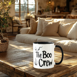 Taza The Boo Crew Halloween – Diseño Divertido y Espelu
