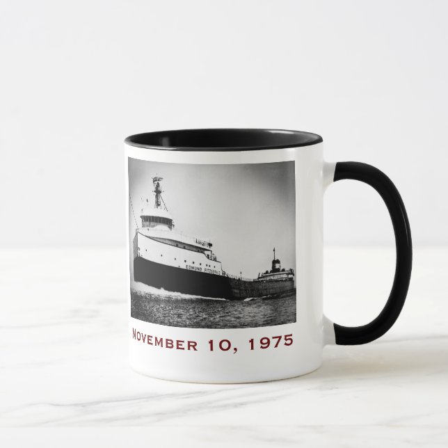 Taza The Edmund Fitzgerald with Crew Names (Derecha)