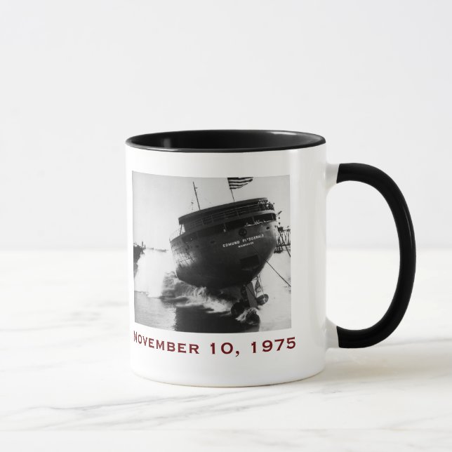 Taza The Edmund Fitzgerald with Crew Names (Derecha)