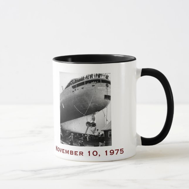 Taza The Edmund Fitzgerald with Crew Names (Derecha)
