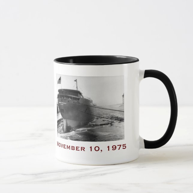 Taza The Edmund Fitzgerald with Crew Names (Derecha)