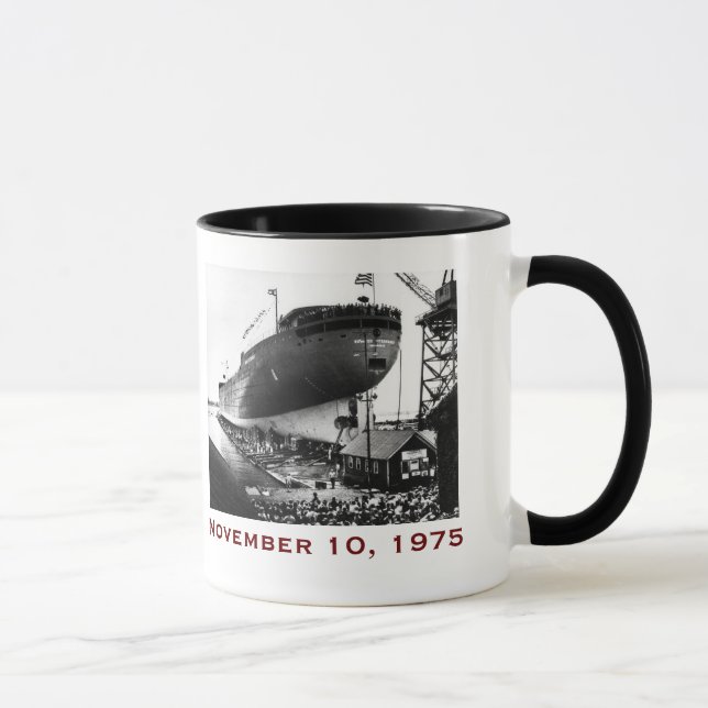Taza The Edmund Fitzgerald with Crew Names (Derecha)