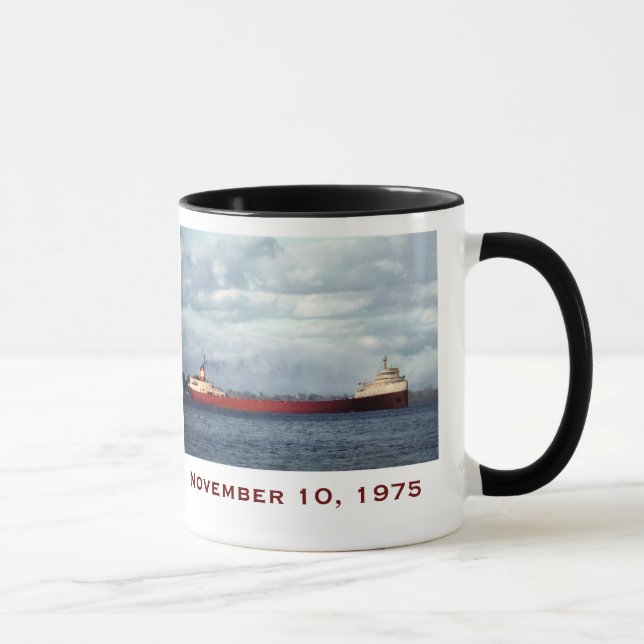 Taza The Edmund Fitzgerald with Crew Names (Derecha)