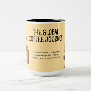 Taza The Global Coffee Journey Two-Tone Coffee Mug