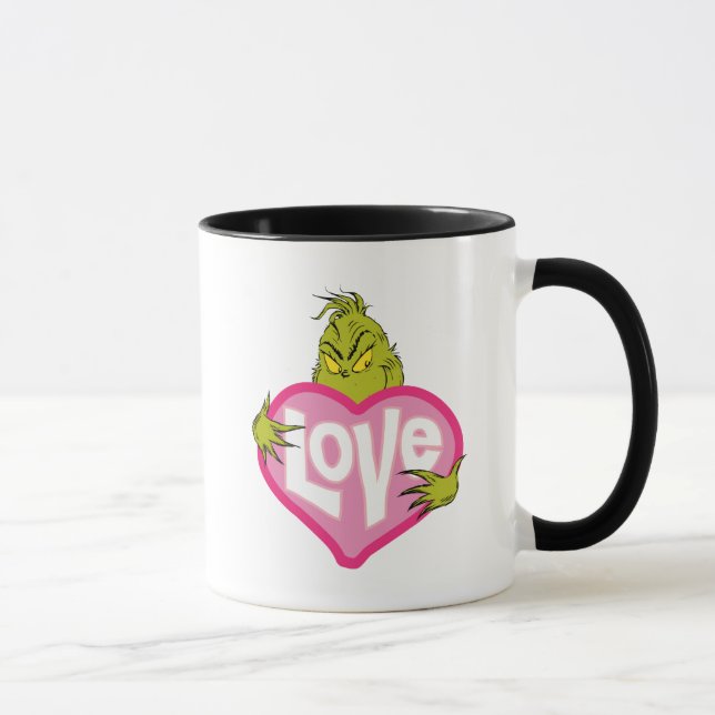 Taza The Grinch | Love Pink Heart (Derecha)