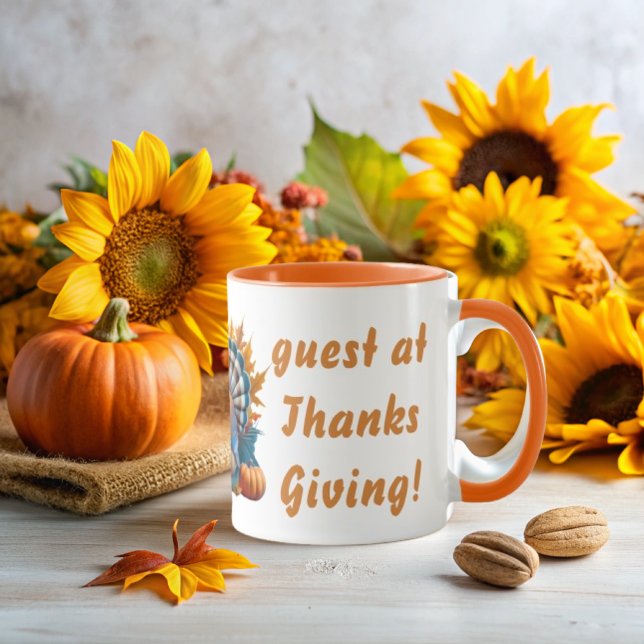 Taza The Most Popular Guest at Thanksgiving (Subido por el creador)