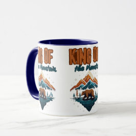 Taza The Peak Guardian: El oso marrón en su elemento