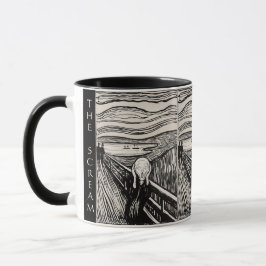 Taza The Scream – Edvard Munch – Custom Text