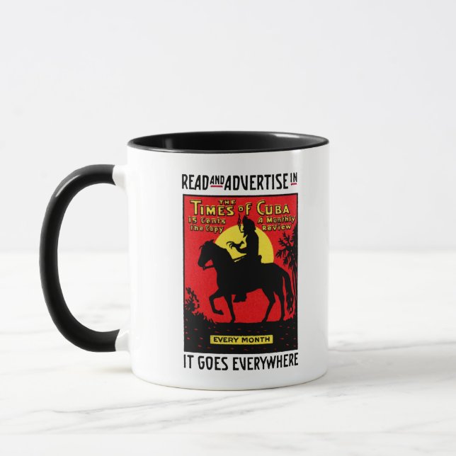 Taza The Times of Cuba de 1920 (Izquierda)