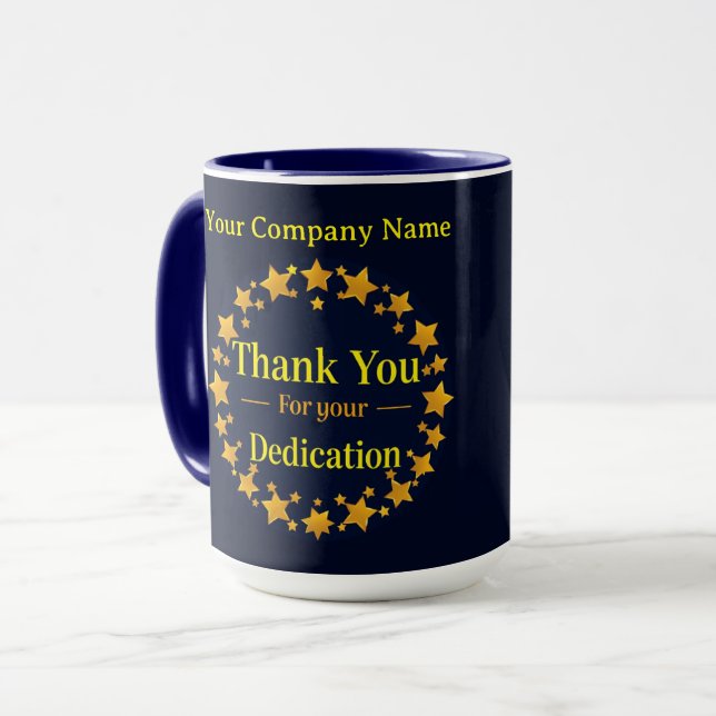 Taza The Unseen Engine Dedication Appreciation (Anverso izquierdo)