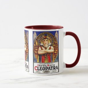 Taza Theda Bara como película de teatro Cleopatra