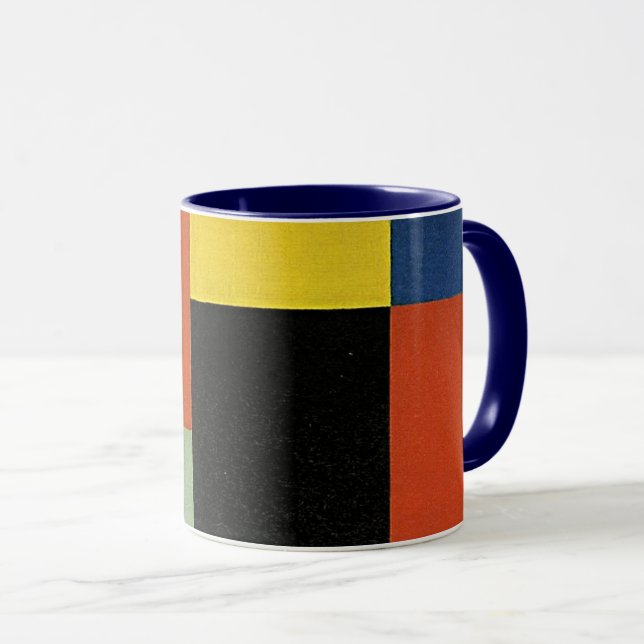 Taza Theo van Doesburg, Composición XX,  (Anverso derecho)