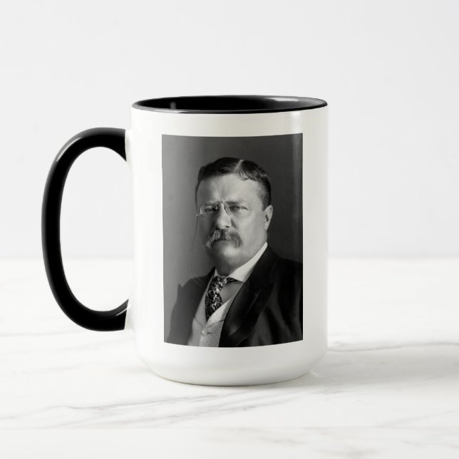 Taza Theodore Roosevelt Teddy Presidente Republicano (Izquierda)