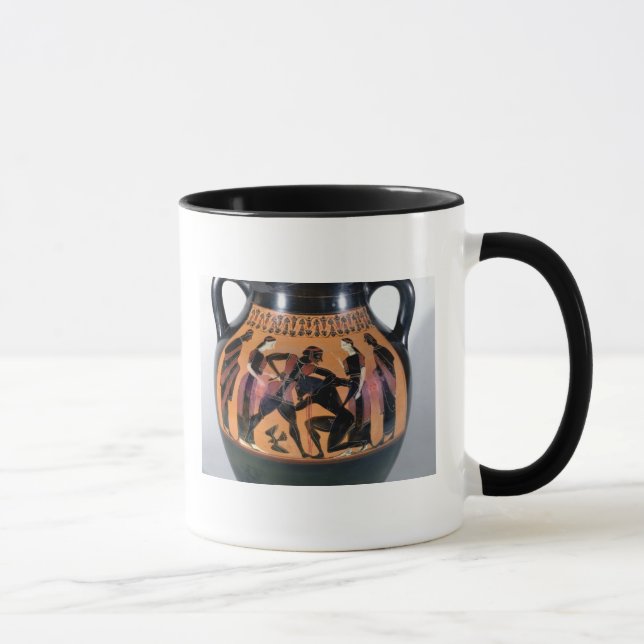 Taza Theseus que lucha el Minotaur (Derecha)