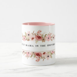 Taza This floral Mama design features elegant botanical