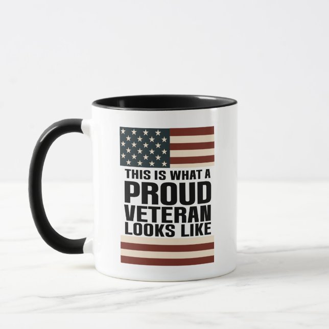 Taza This Is What A Proud Veteran Looks Like - Veterans (Izquierda)