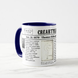 Taza Thomas Edison 1879 mug