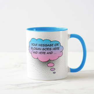 Taza Thought Bubble Your Statement Template