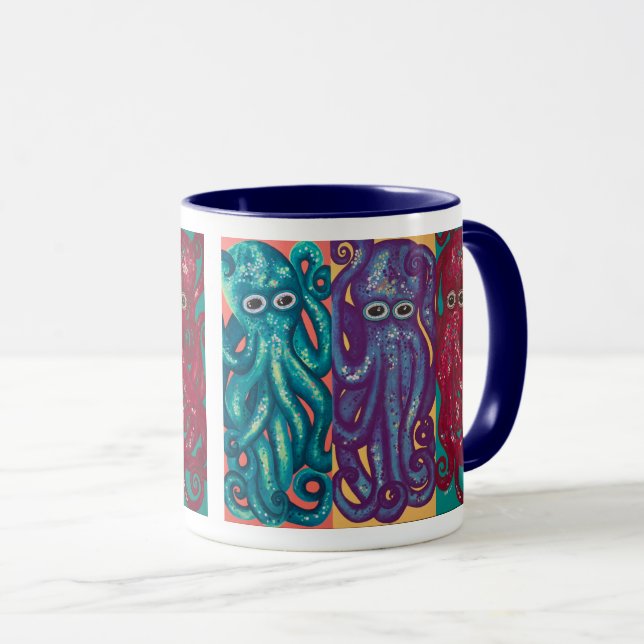 Taza "Three Octs in a Box" Beverage Mug (Anverso derecho)