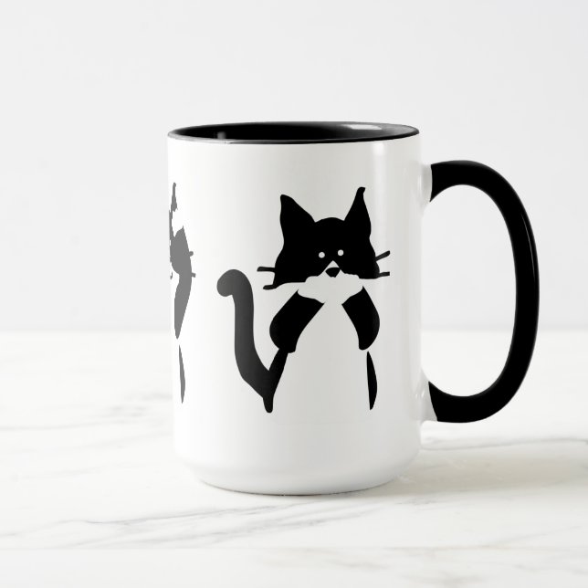 Taza Three Wise Kitties (Derecha)