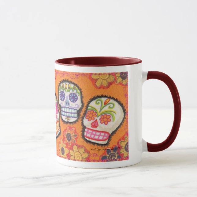 Taza ThreeSugarSkulls (Derecha)