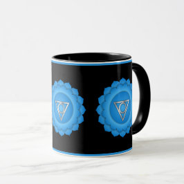 Taza Throat azul Chakra Zen Yoga Namaste