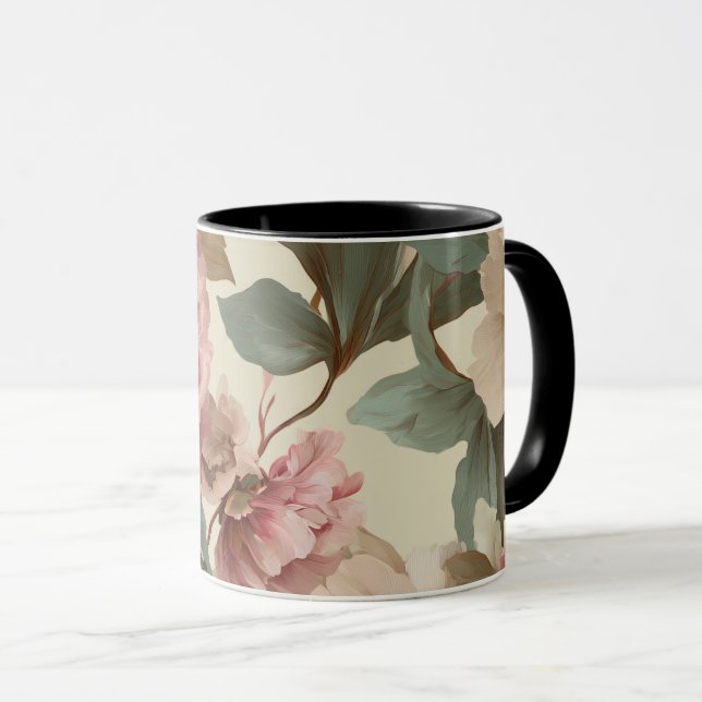 Taza Throw Pillow (Anverso derecho)