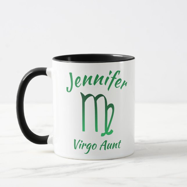 Taza Tía de cumpleaños Virgo Mug (Izquierda)
