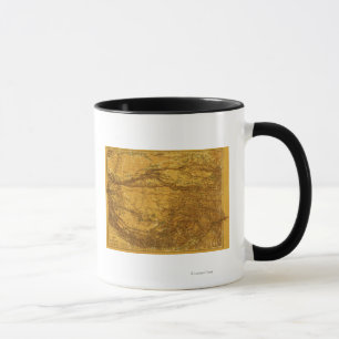 Taza TibetPanoramic MapTibet 2