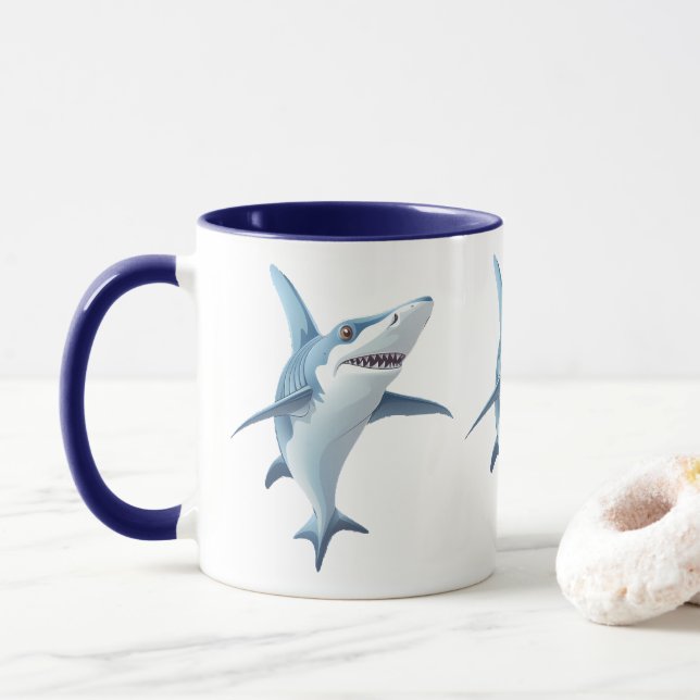 Taza Tiburón (Con donut)