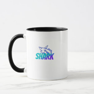 Taza Tiburón   Diseño de depredador oceánico audaz para