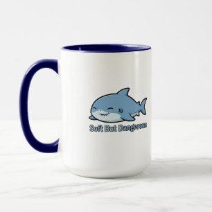 Taza Tiburón Regordete Dormilón Kawaii
