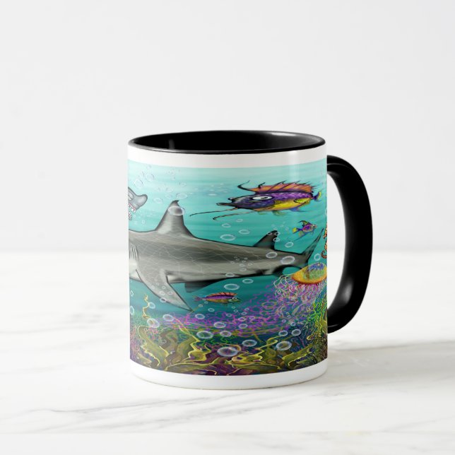 Taza Tiburones (Anverso derecho)