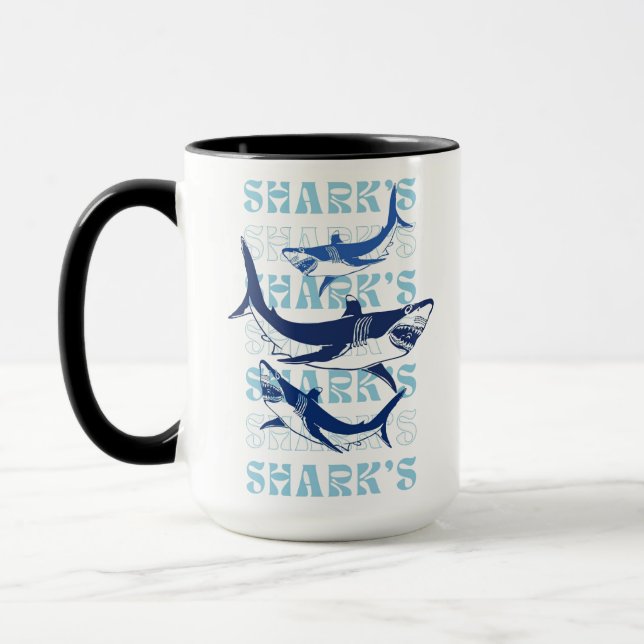TAZA TIBURONES, TIBURONES, ESTILO (Izquierda)
