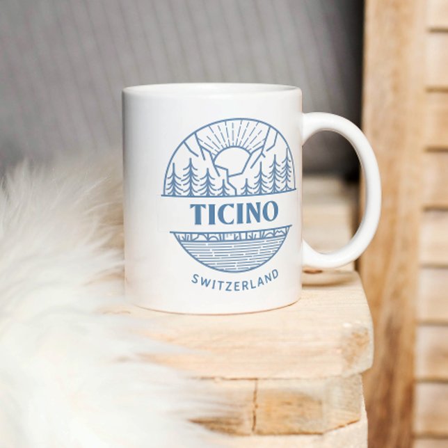 Taza Ticino (Suiza) | Paisaje mínimo (Subido por el creador)
