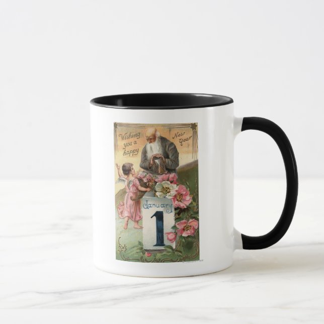 Taza Tiempo de Ángel y Padre # 2 (Derecha)