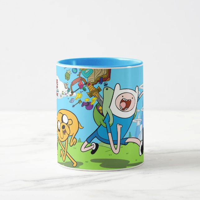 Taza Tiempo de aventura | Gear de aventura de Finn (Centro)