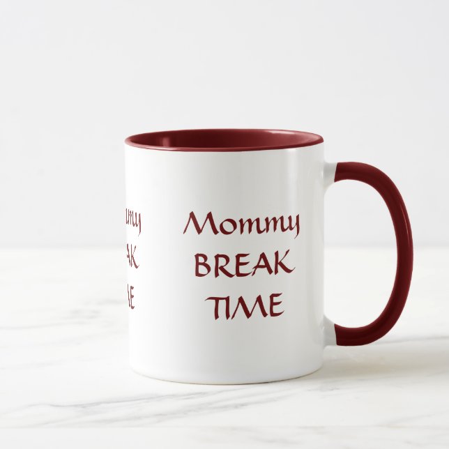 Taza TIEMPO de la ROTURA de la mamá (Derecha)