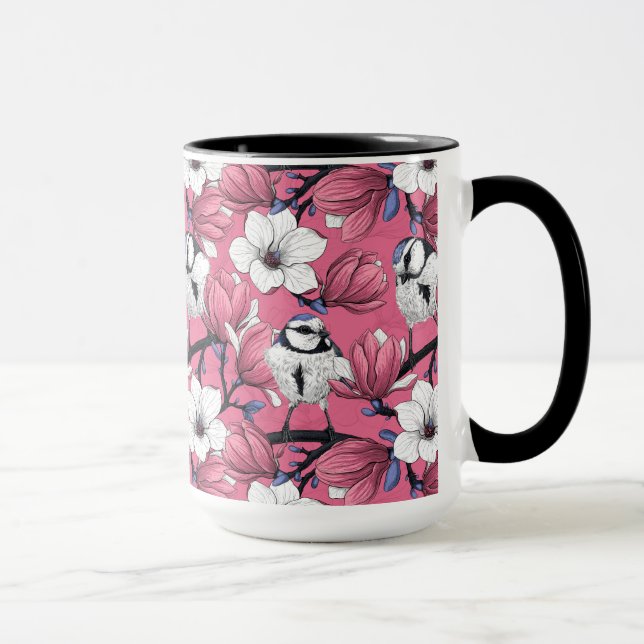 Taza Tiempo de primavera en rosa (Derecha)