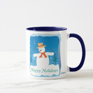 Taza Tiempo del muñeco de nieve