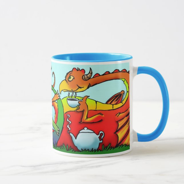 Taza Tiempo del té del dragón (Derecha)