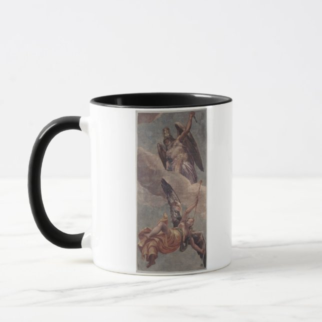Taza Tiempo y fama, de la sacristía (fresco) (Izquierda)