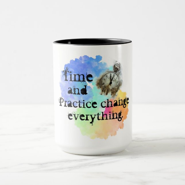 Taza Tiempo y práctica, motivación (Centro)