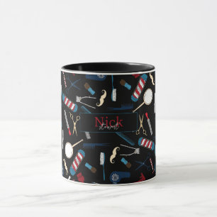 Taza Tienda de Barbería Personalizada
