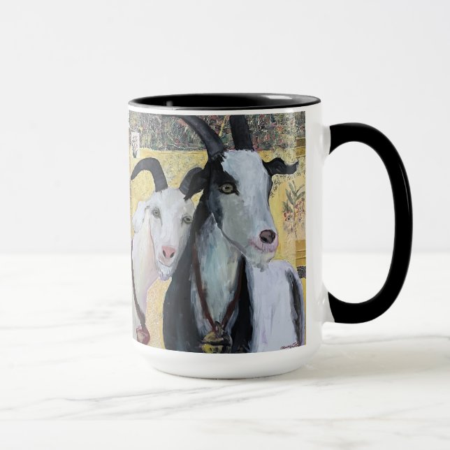 Taza ¿Tienes cabra? 'Cerca de ti' Goats Mug (Derecha)