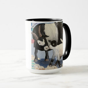 Taza ¿Tienes cabra? 'Nose Kiss 4 Mama' Goats Mug