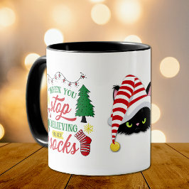 Taza Tienes Navidades de gatos enojados