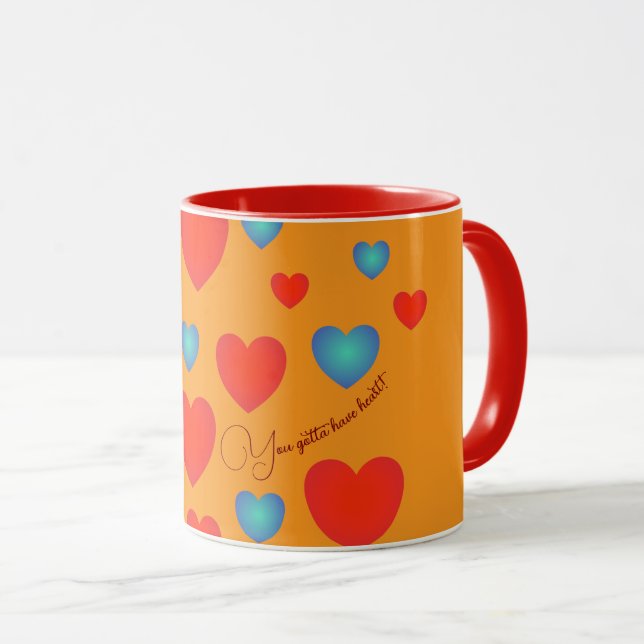 Taza Tienes Que Tener Corazón, Mug (Anverso derecho)