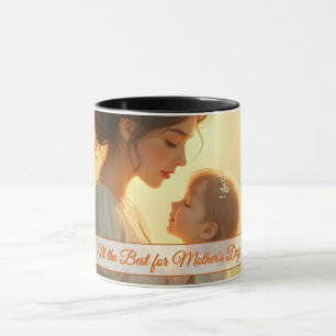 Taza Tierno Amor Maternal en Luz Florecida
