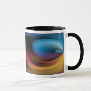 Taza tierra abstracta